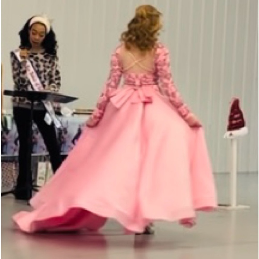 Rachel Allan Pink Embellished Dress - Picture 4 of 5